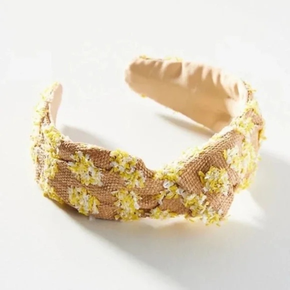 Anthropologie Woven Fringe Headband
